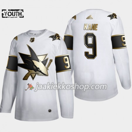 Lapsille NHL San Jose Sharks Pelipaita Evander Kane 9 Adidas 2019-20 Golden Edition Valkoinen Authentic